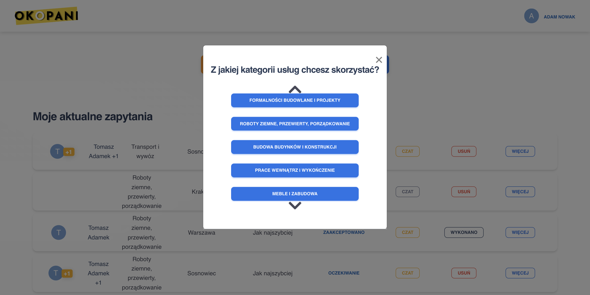 Formularz zgłoszenia zlecenia